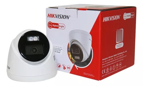 Hikvision 2 MP Outdoor/Indoor Fixed Turret HD IP 24H Color Camera With MIC (DS-2CD1321G2-LIU 2.8MM)