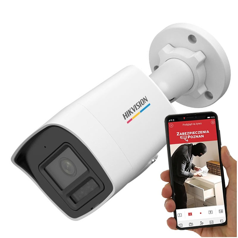Hikvision 4 MP Outdoor Fixed Bullet HD IP 24H Color Camera With MIC (DS-2CD1047G2H-LIU 4MM)