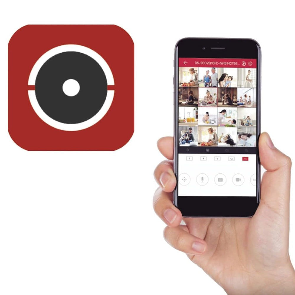 جهاز تسجيل كاميرات (IP NVR) يدعم 4 كاميرات حتى جودة 8 ميجابيكسل وتوصيل 1 هارد ديسك للتسجيل ومصمم من المعدن وسويتش داخلى (DS-7604NI-Q1/4P)